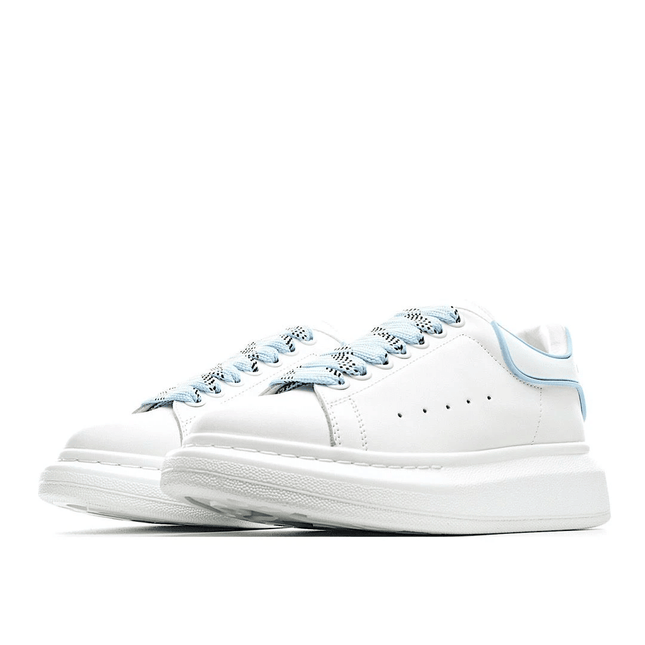 Men's Alexander MCQueen Oversized Sole Leather Sneakers Shoes V10