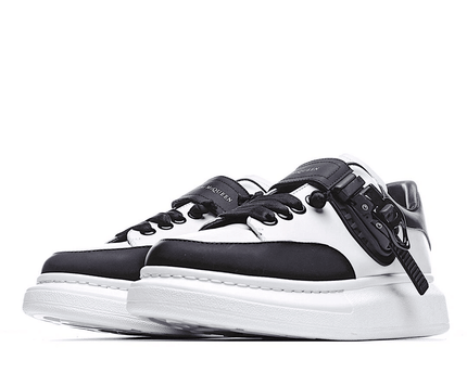Men's Alexander MCQueen Oversized Sole Leather Sneakers Shoes V8