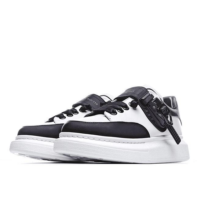 Men's Alexander MCQueen Oversized Sole Leather Sneakers Shoes V8