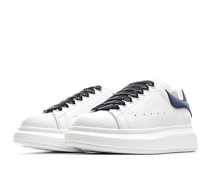 Men's Alexander MCQueen Oversized Sole Leather Sneakers Shoes V14