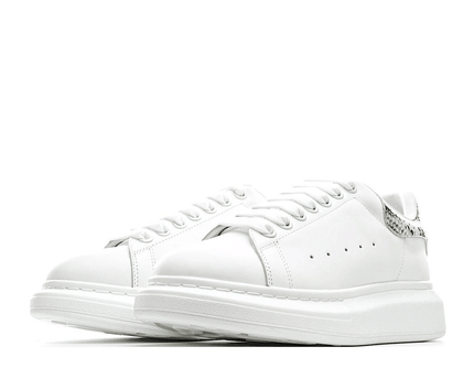 Men's Alexander MCQueen Oversized Sole Leather Sneakers Shoes V12