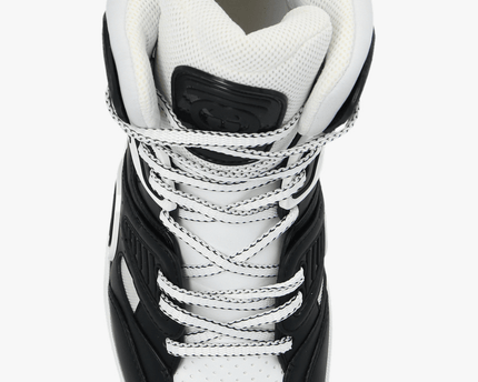 Men's Gucci Basket Black White Sneaker Shoes