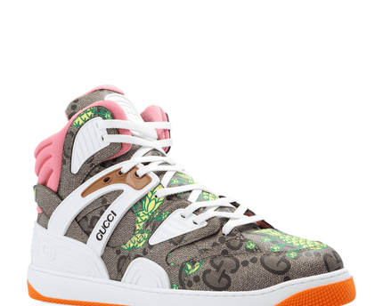 Men's Gucci Basket Multicolour Sneaker Shoes