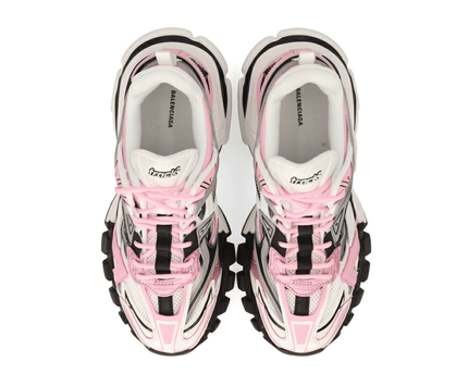 Women's Balenciaga Track 2.0 Open Sneaker Pink & Grey