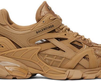 Men's Balenciaga Track 2.0 Open Sneaker In Camel