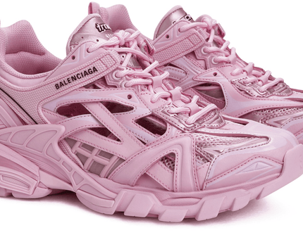 Women's Balenciaga Track 2.0 Open Sneaker In Pink