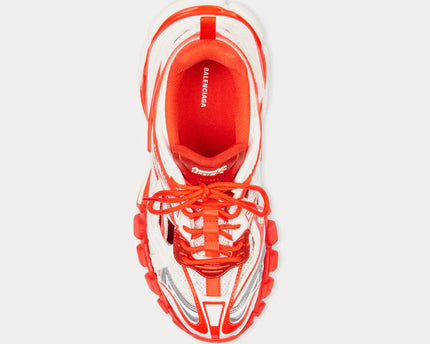 Men's Balenciaga Track 2.0 Low Top Sneaker In Red Grey