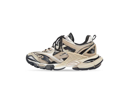 Men's Balenciaga Track 2.0 Open Sneaker In Beige Black