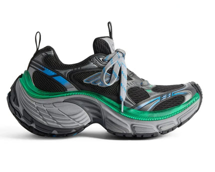 Women's Balenciaga shoes 10XL Sneakers In Black Grey Blue Green