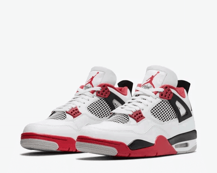 Men's Air Jordan 4 Fire Red Shoes