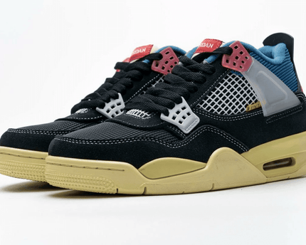 Men's Union LA x Air Jordan 4 Retro SP Off Noir Black Shoes
