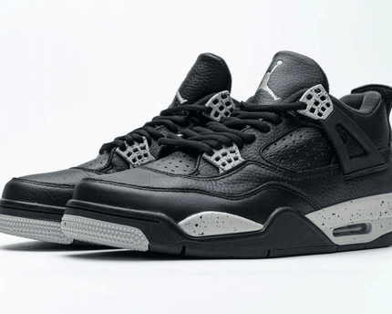 Men's Air Jordan 4 Oreo Black Shoes