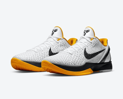 Men's Kobe 6 White Del Sol Shoes