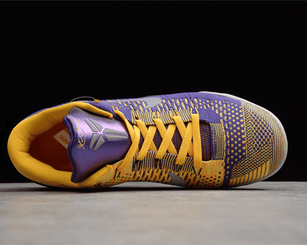 Men's Kobe 9 Purple Yellow Shoes