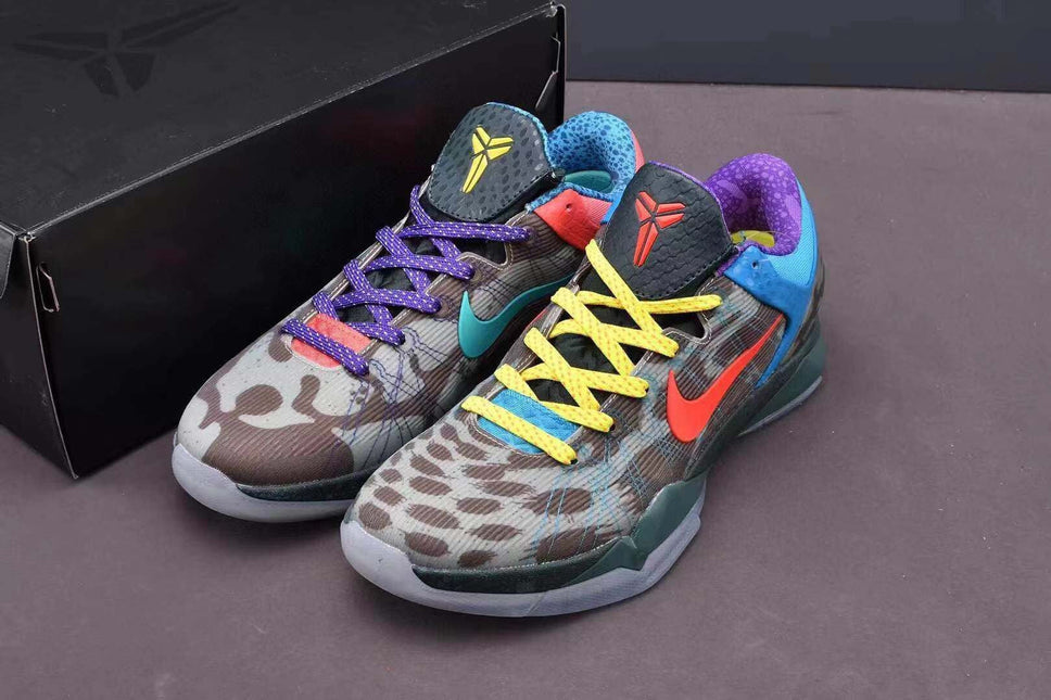 Men's Kobe 7 Green Red Blue Shoes
