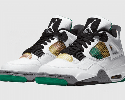 Men's Air Jordan 4 Do The Right Thing Rasta Shoes