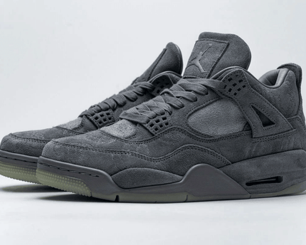 Men's Air Jordan 4 X KAWS Grey Shoes