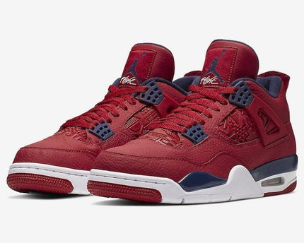 Men's Air Jordan 4 Fiba Gym Red Shoes