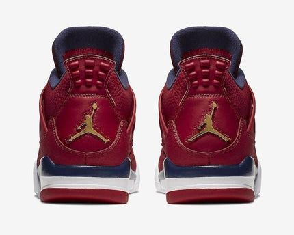 Men's Air Jordan 4 Fiba Gym Red Shoes