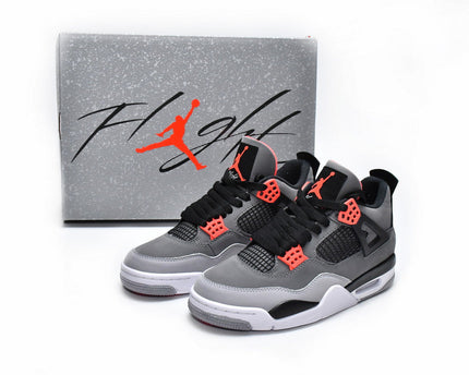 Men's Air Jordan 4 Red Glow Infrared Shoes