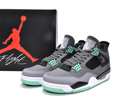 Men's Air Jordan 4 Retro Green Glow Shoes