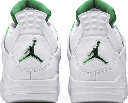 Men's Air Jordan 4 Retro Green Metallic Shoes