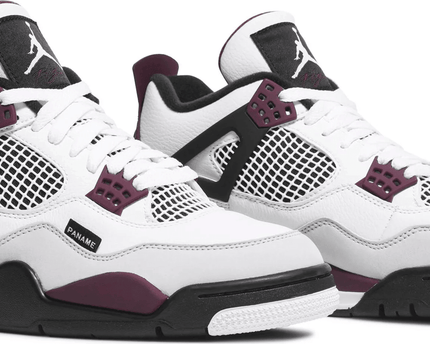 Men's Air Jordan 4 Retro x Paris Saint-Germain Bordeaux Shoes