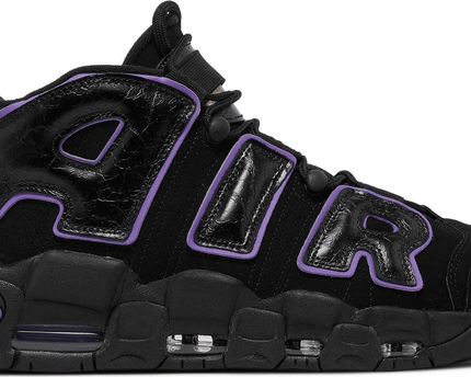 Men's Air More Uptempo 96' Black Action Grape Shoes