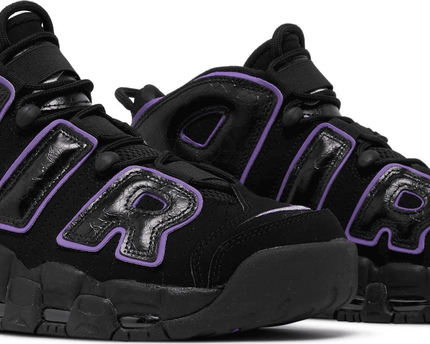 Men's Air More Uptempo 96' Black Action Grape Shoes