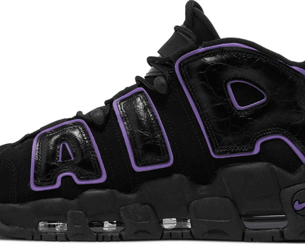 Men's Air More Uptempo 96' Black Action Grape Shoes