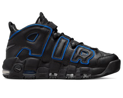 Men's Air More Uptempo Black Game Royal Shoes