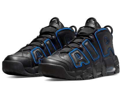 Men's Air More Uptempo Black Game Royal Shoes