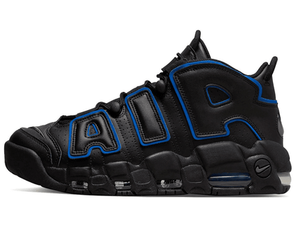 Men's Air More Uptempo Black Game Royal Shoes