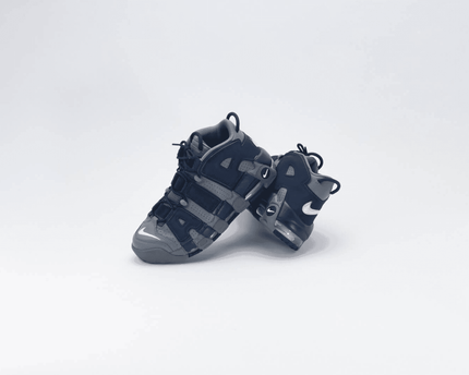 Men's Air More Uptempo Cool Grey Midnight Navy Shoes