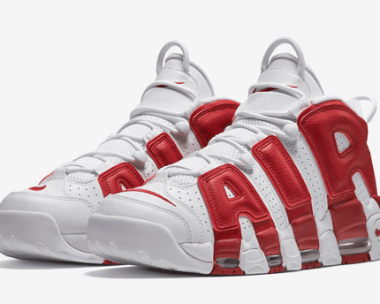 Men's Air More Uptempo GS Gym Red Shoes