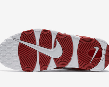 Men's Air More Uptempo GS Gym Red Shoes
