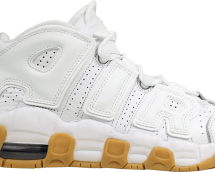 Men's Air More Uptempo GS White Gum Shoes