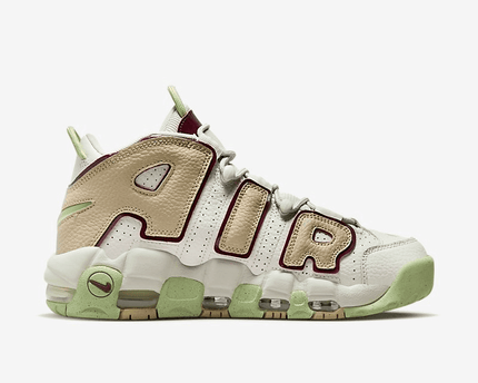 Men's Air More Uptempo Light Bone Alligator Shoes