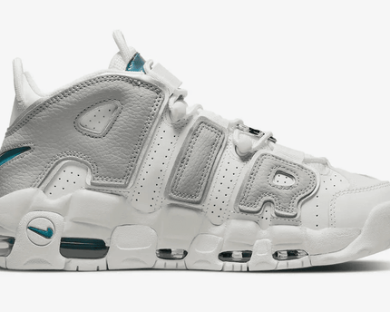 Men's Air More Uptempo Metallic Teal Shoes