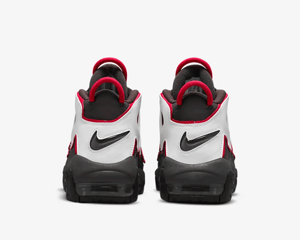 Men's Air More Uptempo PS Medium Ash Siren Red White Shoes