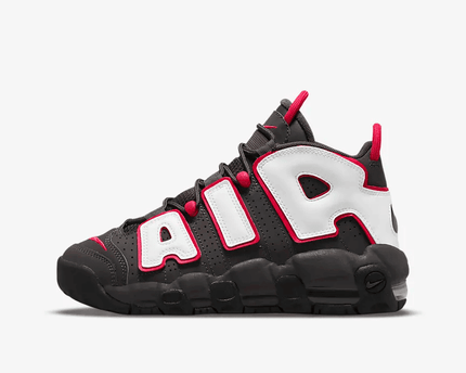 Men's Air More Uptempo PS Medium Ash Siren Red White Shoes