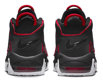 Men's Air More Uptempo Red Toe Shoes