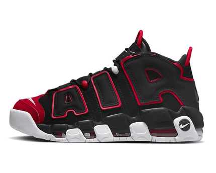 Men's Air More Uptempo Red Toe Shoes