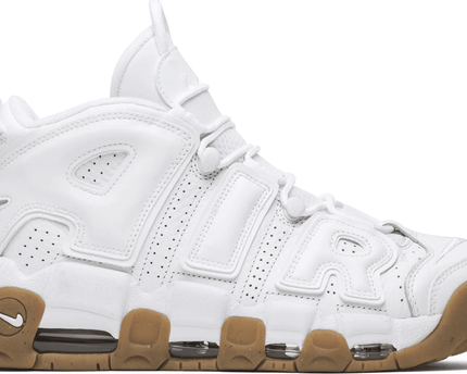 Men's Air More Uptempo White Gum Shoes
