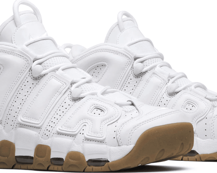 Men's Air More Uptempo White Gum Shoes