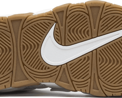 Men's Air More Uptempo White Gum Shoes