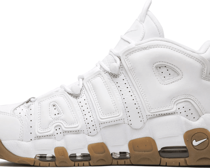 Men's Air More Uptempo White Gum Shoes