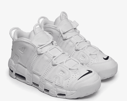 Men's Air More Uptempo White Midnight Navy Shoes