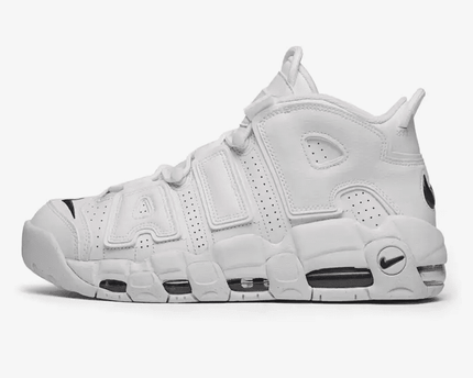 Men's Air More Uptempo White Midnight Navy Shoes