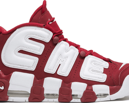 Men's Air More Uptempo x Supreme Red Shoes